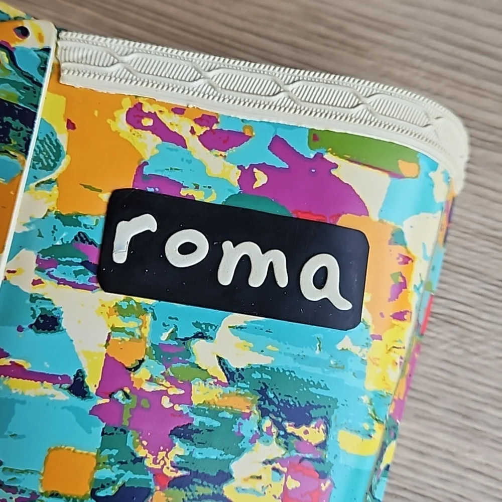 Roma Ilona Art Lace Up Rain Boots 7
